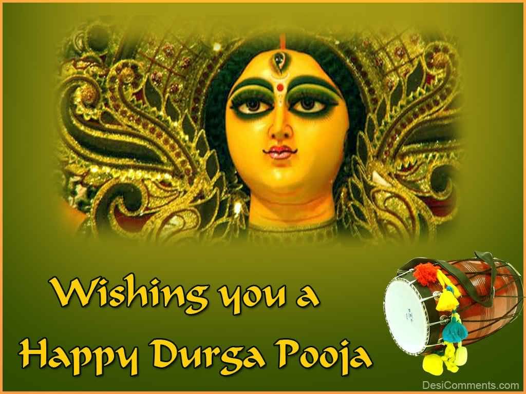 Wishing You A Happy Durga Pooja Greetings Picture