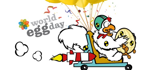 World Egg Day Funny Clipart Image