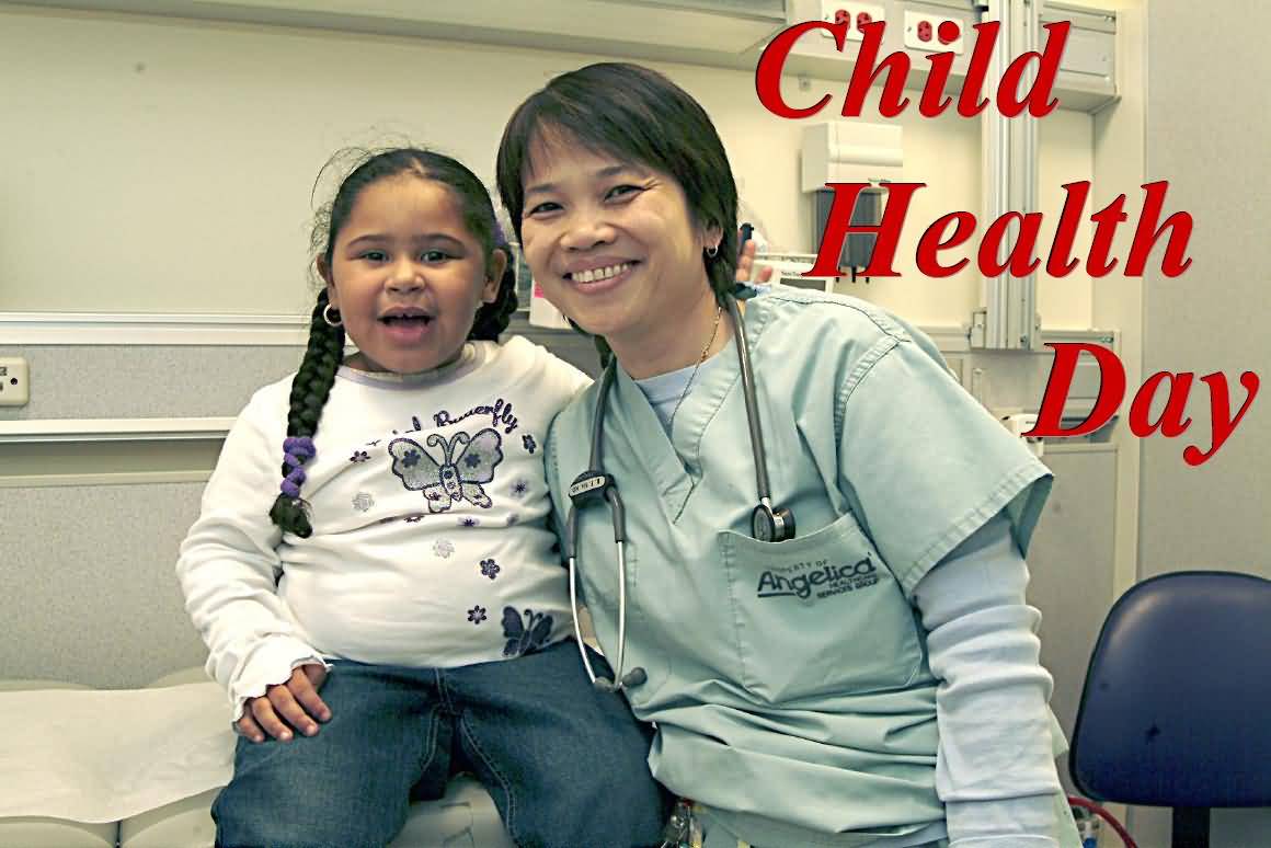 Child Health Day Doctor With Kid Picture