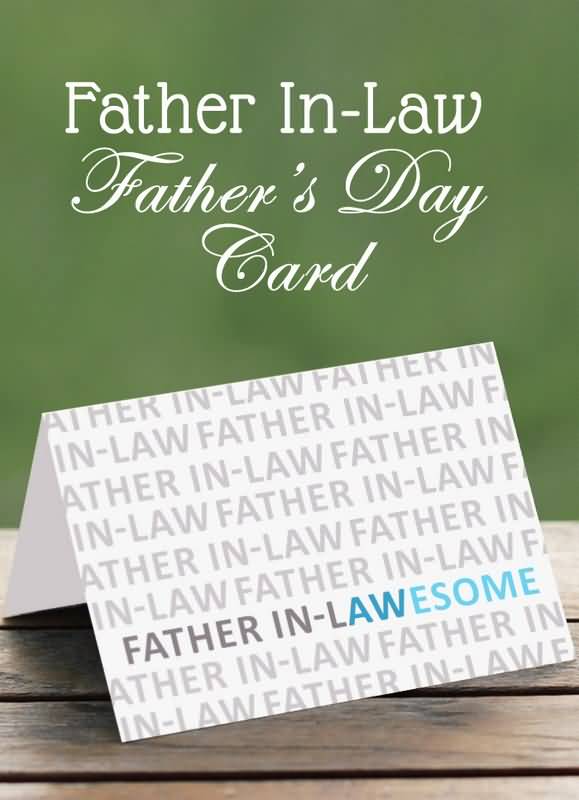 Father-In-Law Day Wishes Card