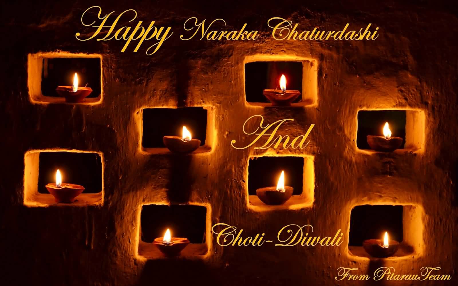 Happy Narak Chaturdashi And Choti Diwali Wishes Picture