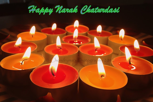 Happy Narak Chaturdashi Diyas Image