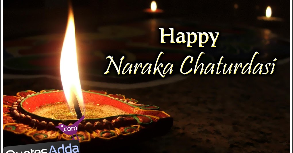 Happy Narak Chaturdashi Lighting Diya Picture