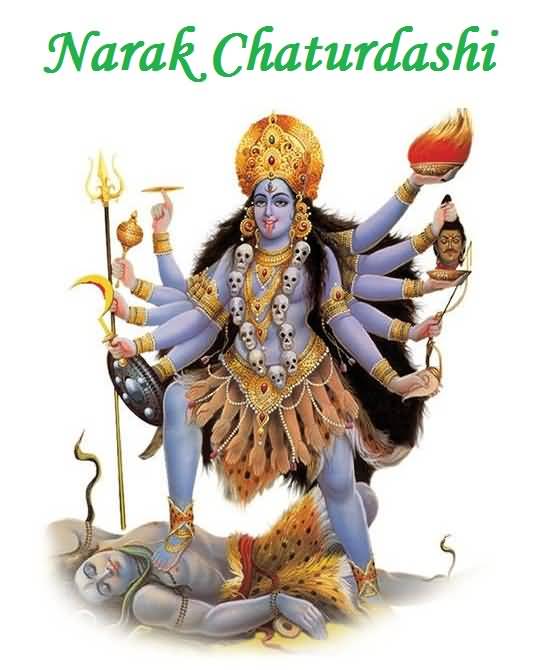 Narak Chaturdashi Mai Kali Image