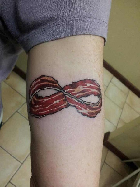 Infinity Symbol Bacon Tattoo