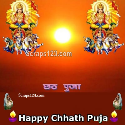 Happy Chhath Puja Greeting Card