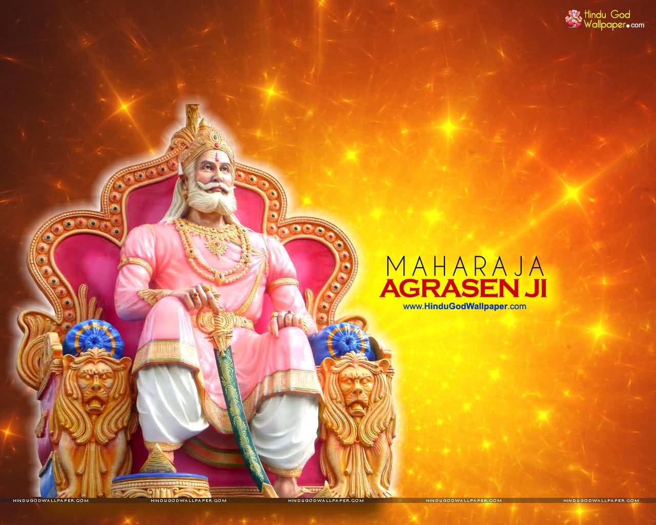 Maharaja Agrasen Jayanti Wishes Wallpaper