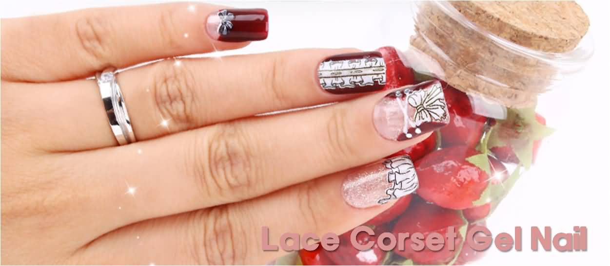 Beautiful Corset Nail Design Idea