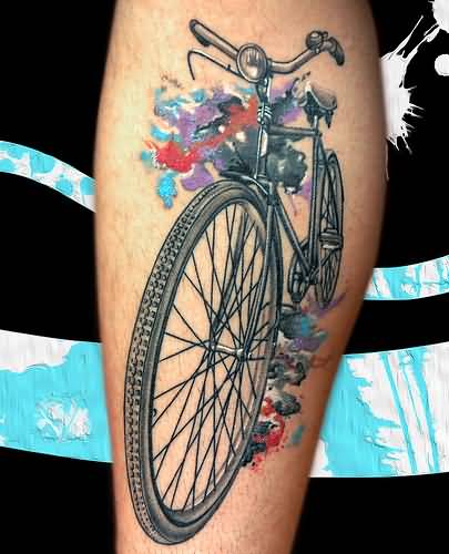 Wonderful Cycle With Colors Traditional Tattoo