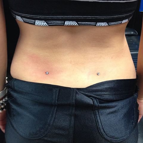 45+ Awesome Dimple Back Piercings