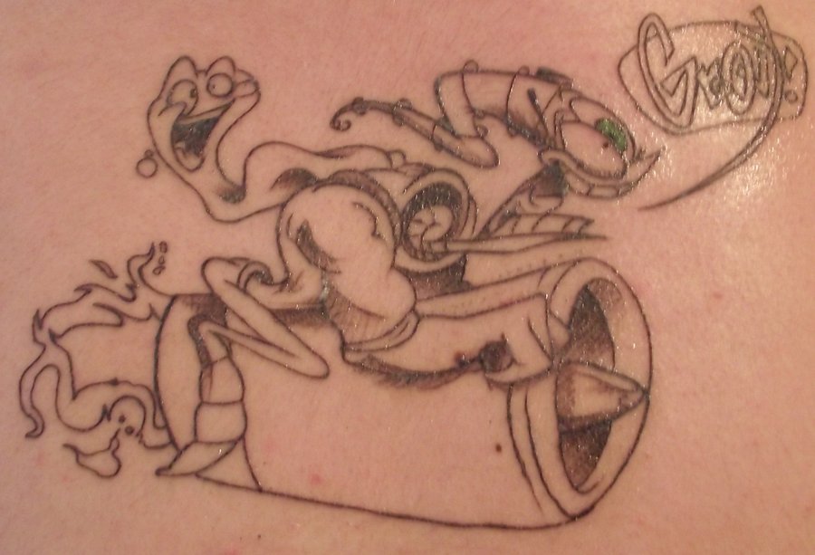 Earthworm Jim Tattoo Design By Sinister Swiss