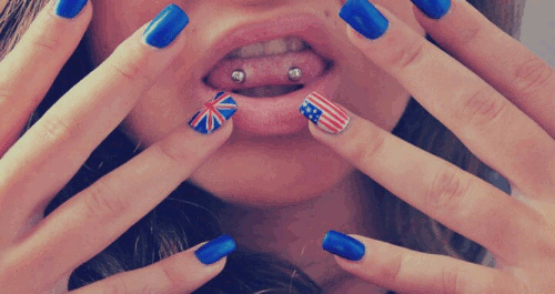 Snake Eyes Horizontal Tongue Piercing