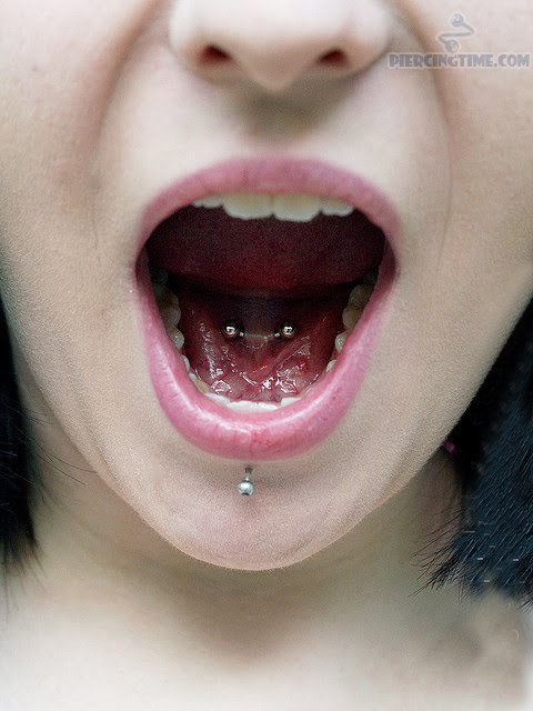 Labret And Mouth Piercing For Girls