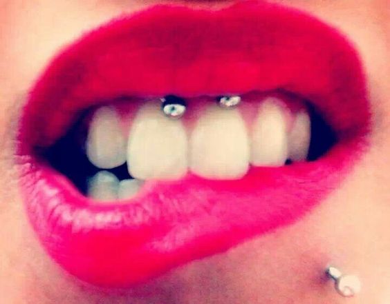 Mouth Piercing Idea For Young Girls