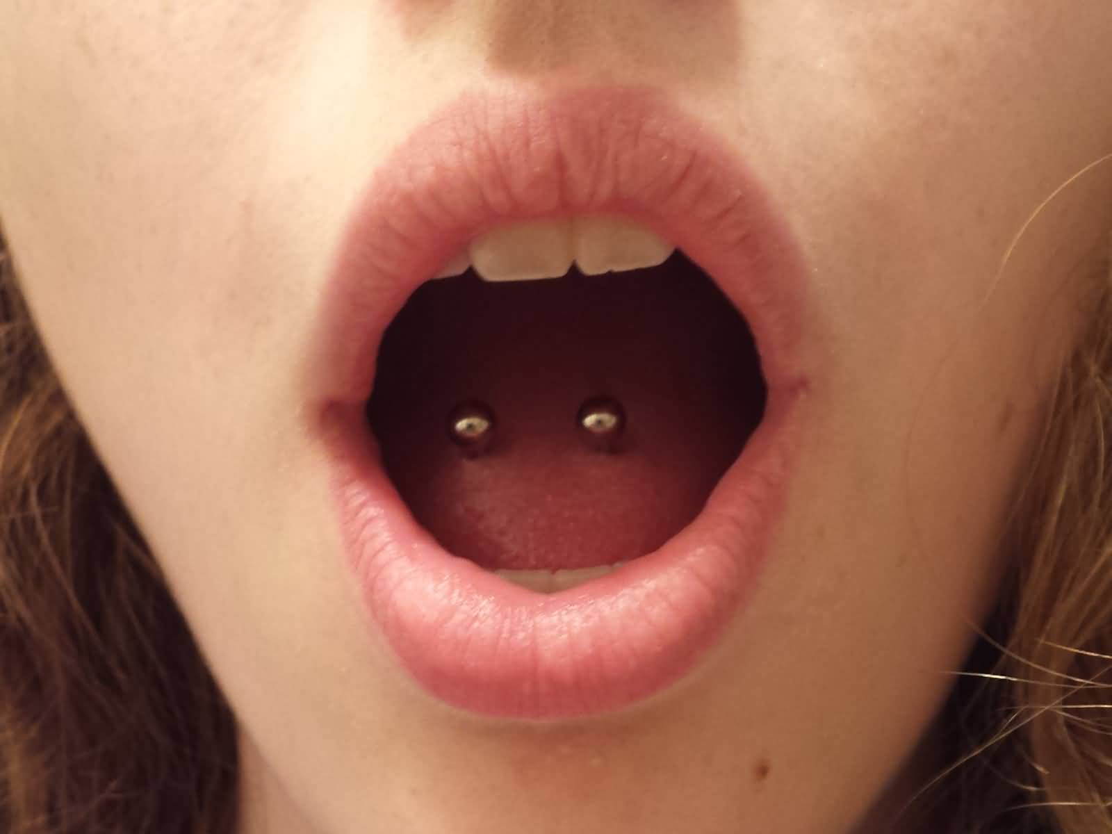 Venom Mouth Piercing For Young Girls