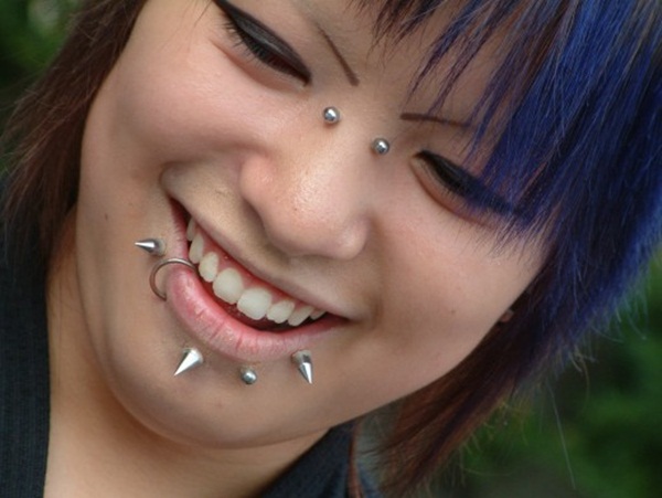 Beautiful Smiling Girl With Earl Piercing