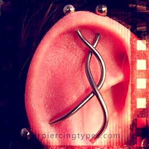 Custom Industrial Ear Piercing