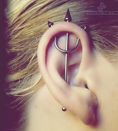 Custom Industrial Piercing With Trident