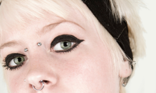 Right Nostril, Septum And Earl Piercing