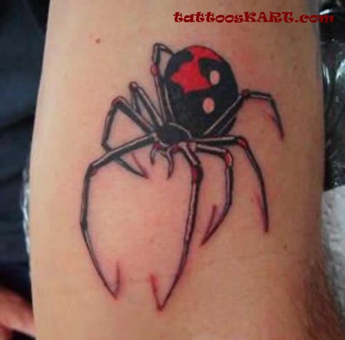 Simple Widow Latrodectus Tattoo