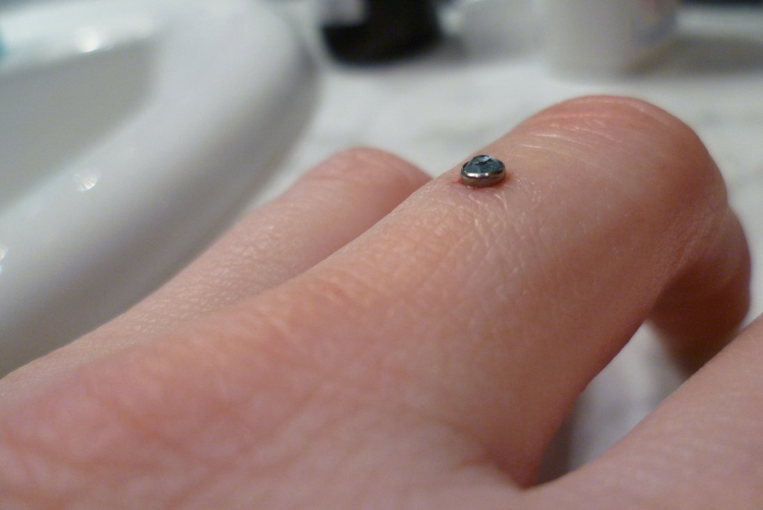 Single Dermal Finger Ring Piercing