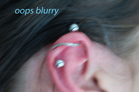 Spiral Barbell Custom Industrial Piercing