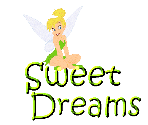 Tinkerbell Says Sweet Dreams Image