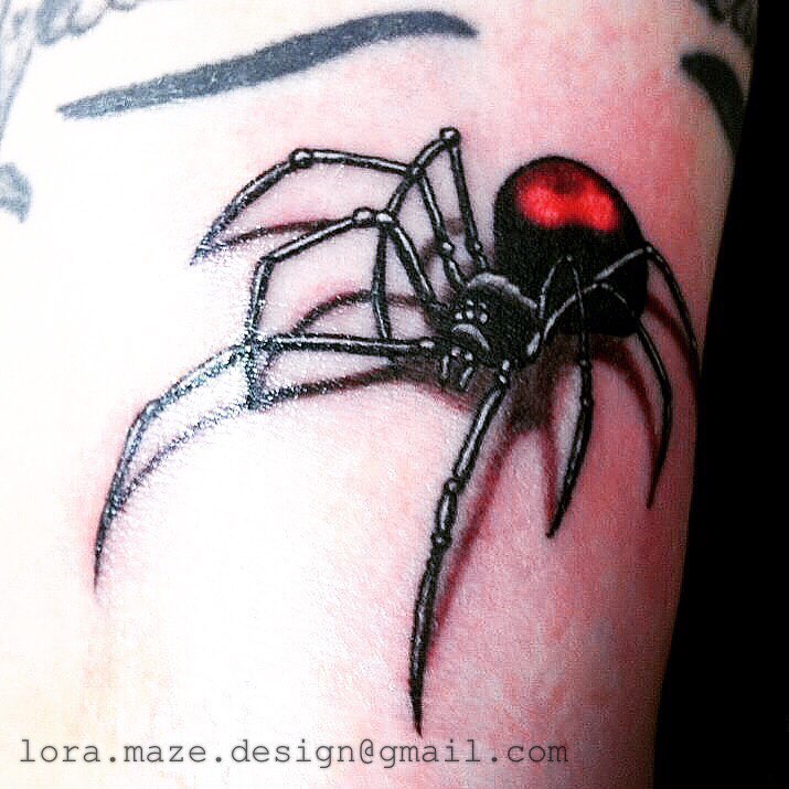 Widow Latrodectus Spider Tattoo