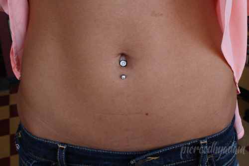 Cool Inverse Belly Piercing