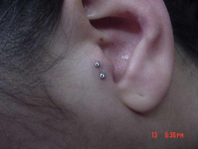 Dermal Anchors Surface Tragus Piercing