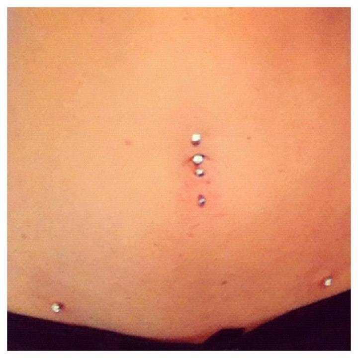 Dermal Hips And Inverse Belly Piercing