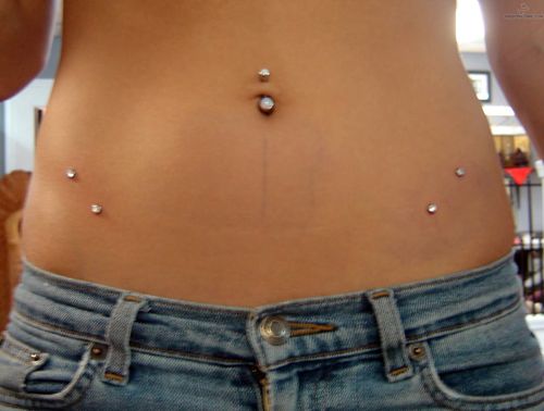 Surface Hips And Inverse Belly Piercings