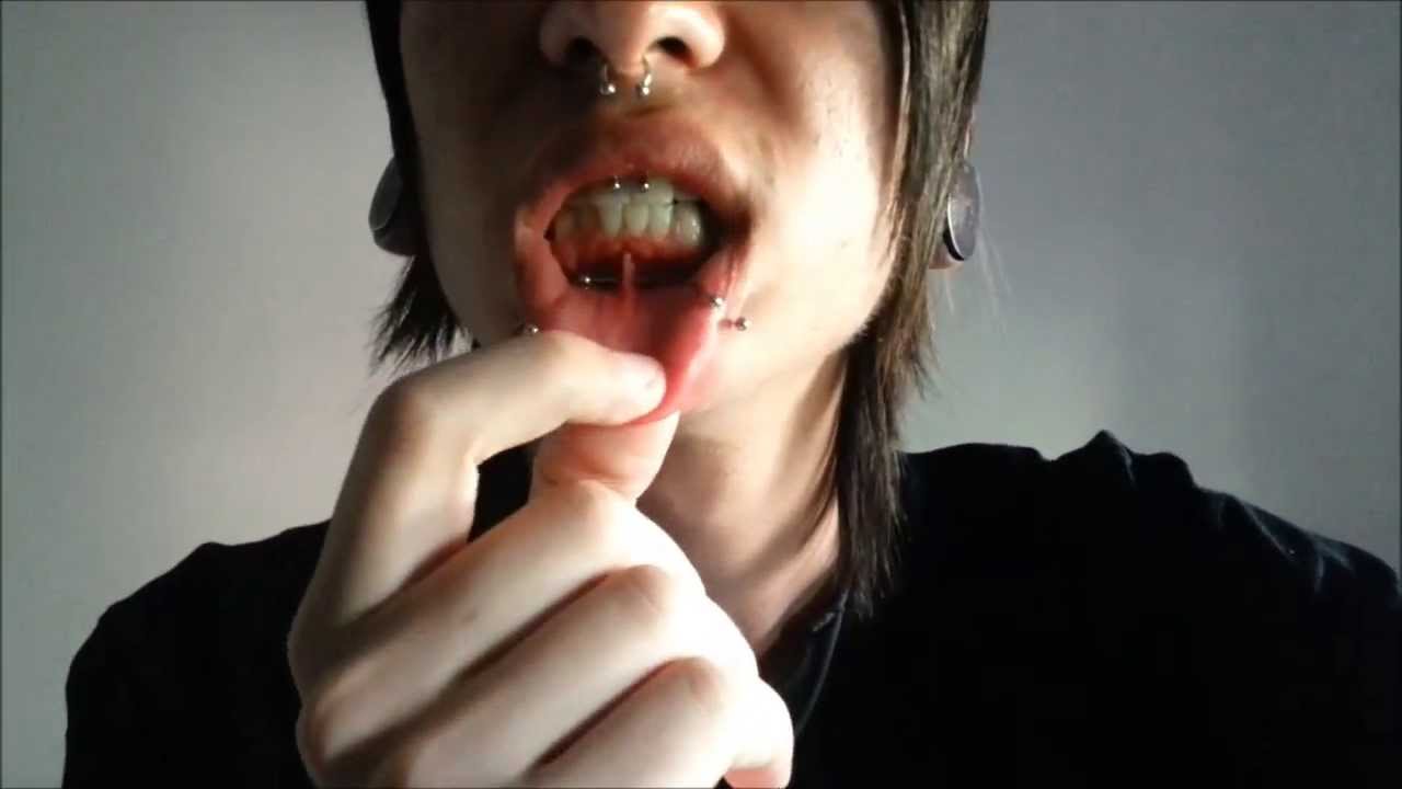 Septum, Lower Lip And Lip Frenulum Piercing