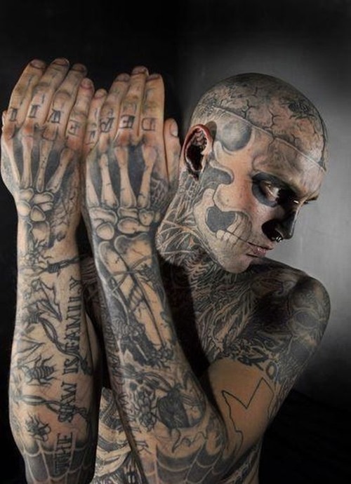 Amazing Full Body Extreme Tattoo