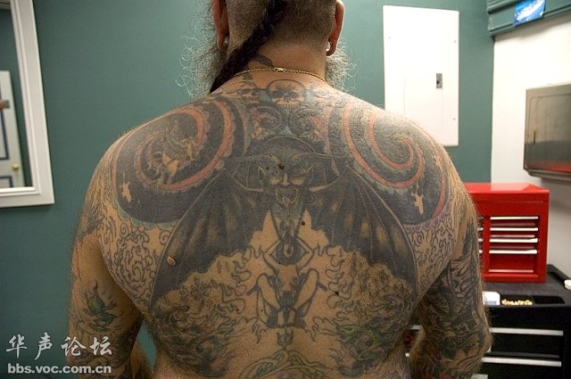 Awful Extreme Full Back Tattoo For Men