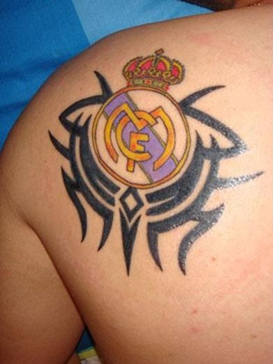 640 Gambar gambar tato logo real madrid Keren