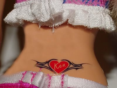 Cute Heart Tailbone Tattoo