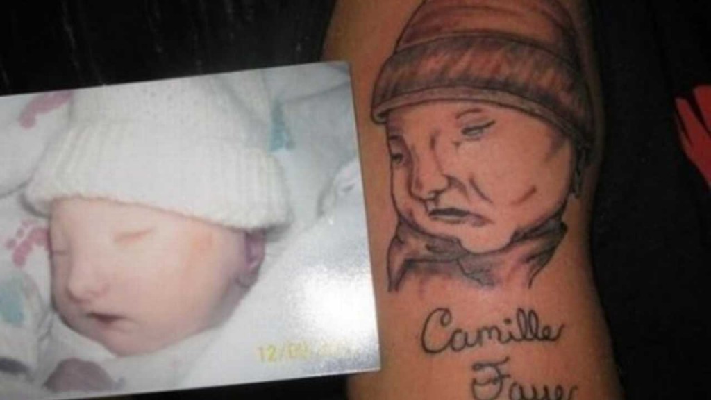 Extreme Baby Face Tattoo