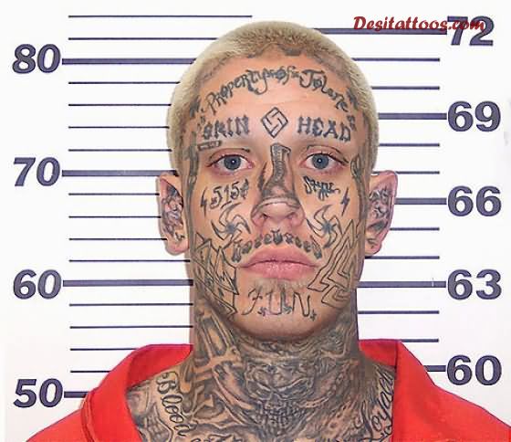 Extreme Full Body Tattoo For Prisoners