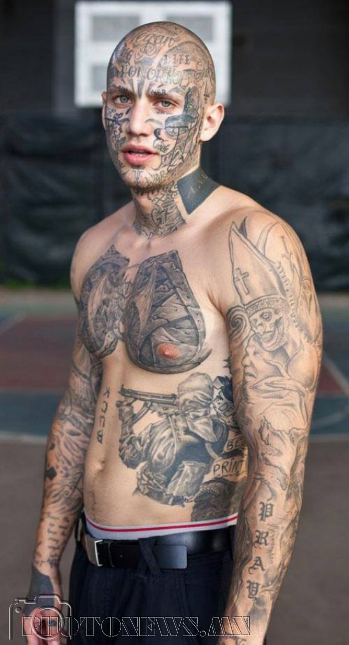 Man Full Body Extreme Tattoo