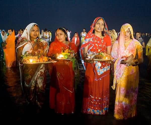 Chhath Puja Started At Dawn