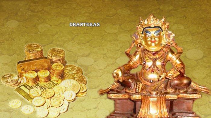 Dhanteras Greetings Lord Kuber Idol