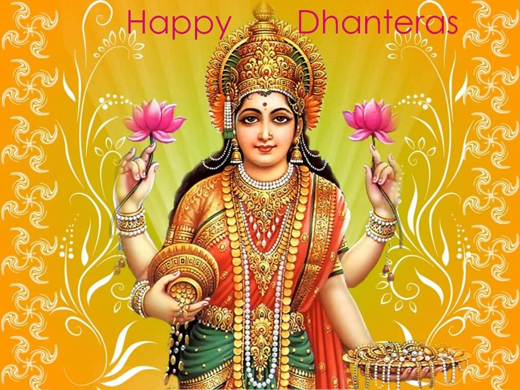 Happy Dhanteras Goddess Lakshmi Photo