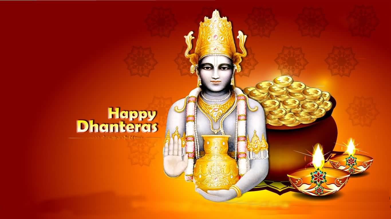 Happy Dhanteras Lord Kuber Picture