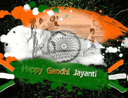 Happy Gandhi Jayanti Picture For Facebook