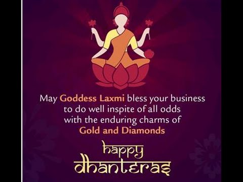 May Goddess Laxmi Bless Your Business To Do Well Inspite Of All Odds With The Enduring Charms Of Gold And Diamonds Happy Dhanteras