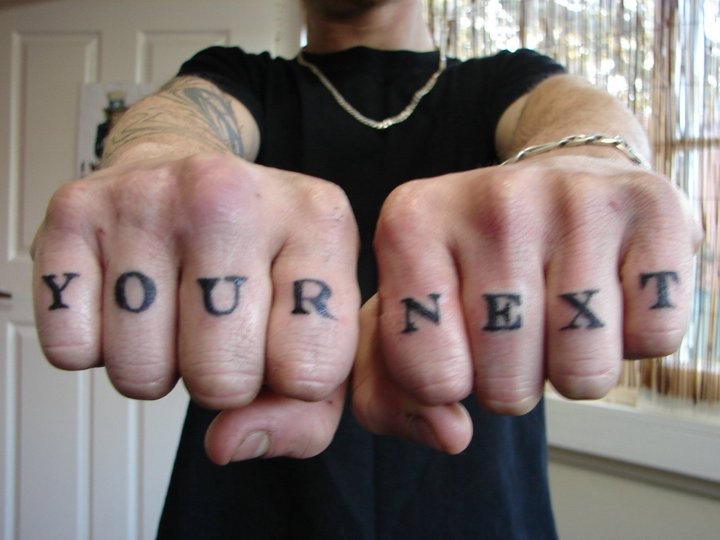 Your Next Knuckle Tattoo For Men