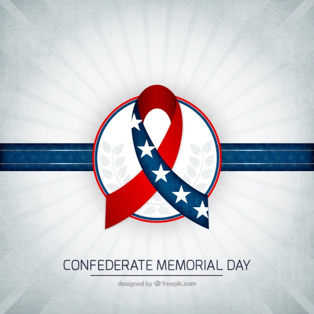 Confederate Memorial Day Ribbon Picture