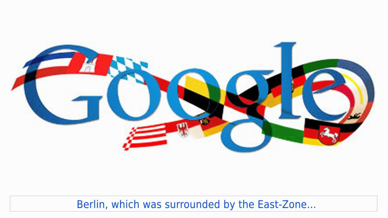 Google Doodle For German Unity Day