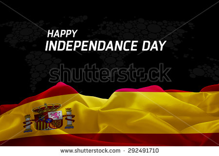 Happy Independence Day Spain Flag Picture